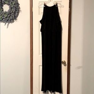 Black long special event dress size 18W